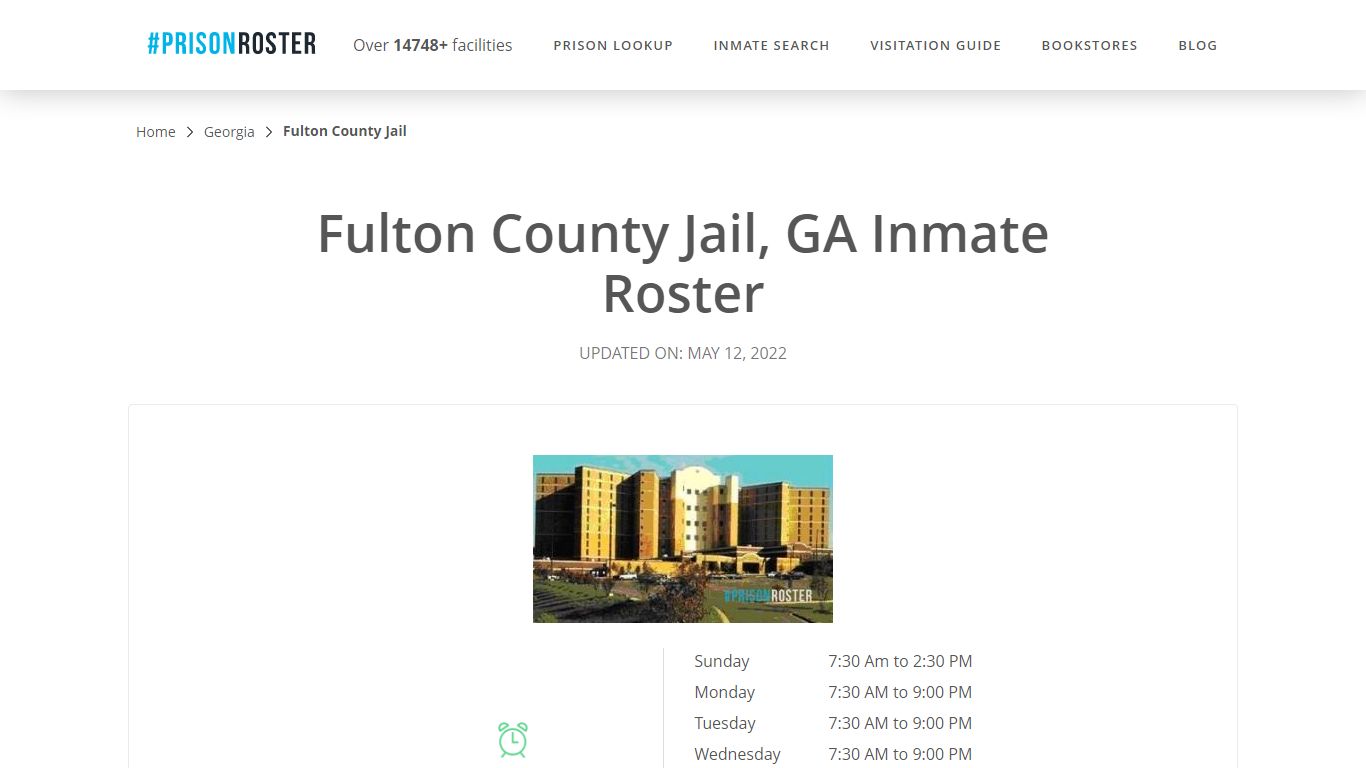 Fulton County Jail, GA Inmate Roster - Prisonroster